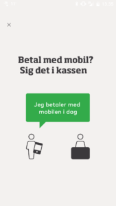 Lær at sige: "Jeg betaler med mobilen i dag"